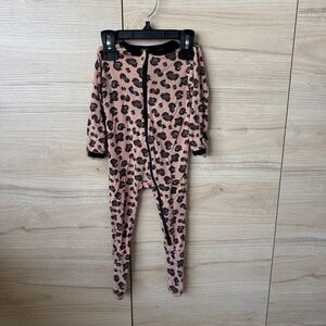 Kickee Pants Leopard Print Kids Footie
